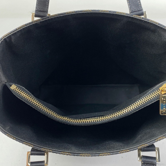 Celine Macadam Pattern Canvas Tote Black - Picture 6 of 6